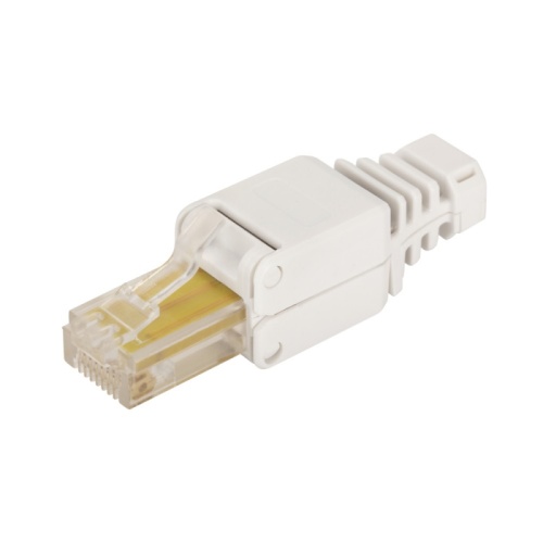 Полевой коннектор RJ-45 8P8C, неэкранированный, категории 5E | код LAN-TMP-U5E-WH | LANMASTER Полевой коннектор RJ-45 8P8C, неэкранированный, категории 5E | код LAN-TMP-U5E-WH | LANMASTER