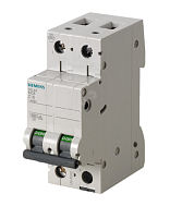 Выключатель автоматический модульный 2п C 32А 6кА 400В Siemens 5SL62327 1шт