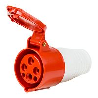 Розетка 214 переносная 3Р+РЕ 16А 380В IP44 REXANT | код 11-8919 | REXANT