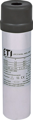 Конденсаторная батарея LPC 5kVAr (400V) | код 004656705 | ETI