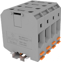 TU50-2-GY Клемма TU 1-1 проходная винтовая, сеч.50мм2, сер., шт | код TU50-2-GY | SUPU