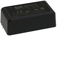 Источник питания AC-DC, 19.8Вт, вход 80...264В AC 47...440 Гц, выход 3.3В/6А, изоляция 4000В AC, в кожухе 69.5х39х24мм, -40...+85C | код MPM-30-3.3 | MeanWell