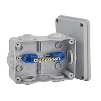 Тусо Коробка распредительная 6 вводов наружная IP55 уравнивание потенциалов | код 67051УП | Ruvinil