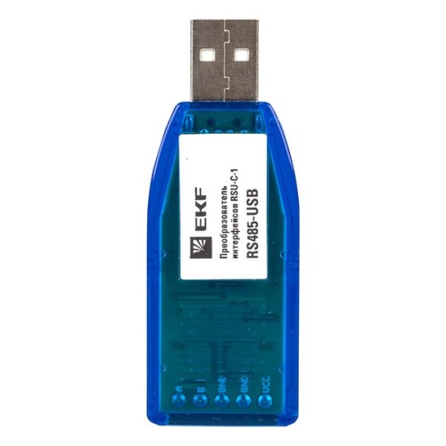 Преобразователь интерфейсов RSU-C-1 RS485-USB PROxima | код RSU-C-1 | EKF фото 5