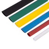 Набор трубок термоусадочных тонкостен. №3 (АССОРТИ) разноцвет. | Код. 29-0103 | Rexant