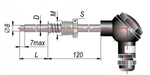 Термопреобразователь сопротивления ДТС095-РТ100.В4.100.МГ | код 151213 | ОВЕН Термопреобразователь сопротивления ДТС095-РТ100.В4.100.МГ | код 151213 | ОВЕН