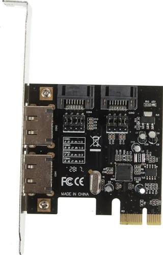 Контроллер PCI-E ASM1061 SATA III 2xE-SATA 2xSATA Ret | код 1001870 | NONAME