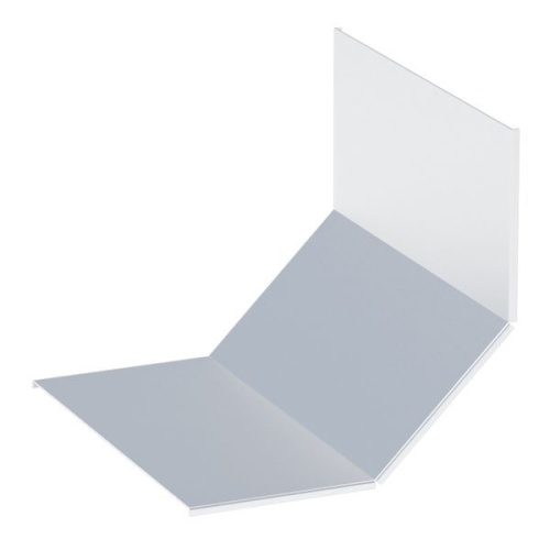 Крышка на угол 90 градусов вертикальный внутренний лестничный усиленная 100x700 мм (2 мм) | код kviltp90100700-2 | EKF