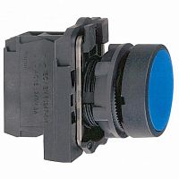 Кнопка  Harmony 22 мм²  IP66, Синий |  код.  XB5AA61 |  Schneider Electric