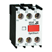 Блок контактный OptiStart K-FX-48412 фронтальный 1НО+2НЗ для F-09..(A)F-150 и FR | код 335301 | КЭАЗ
