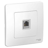 Розетка телефонная 1-м СП BLANCA RJ11 бел. | код. BLNIS011001 | Schneider Electric