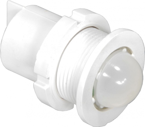 Светодиодная лампа СКЛ-11Б-КМ-2-24, красная, матовая, 24В 50Гц/пост., диаметр посадочного отверстия 27мм, УХЛ2.1 | код A8021-78106685 | Каскад-Электро