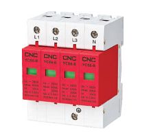 Устройство защиты от импульсных перенапряжений YCS6-B 4P 60—100KA 108мм красный 385В | код A060061 | CNC
