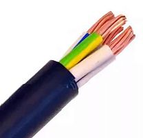 Кабель ВВГнг(А) 5х4ок(N.PE)-1кВ (бухта 100м) | код 00-00006255 | Электрокабель НН