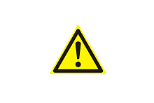 Наклейка знак безопасности Внимание. Опасность 150х150х150 мм | код 55-0021 | REXANT