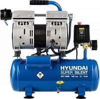 Компрессор поршневой Hyundai HYC 1406S безмасляный 140л/мин 6л 750Вт синий | код 1358998 | HYUNDAI