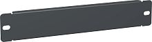 ITK Фальш-панель 1U для шкафа 10" серии LINEA WS черная | код FP05-01U-LWS | IEK