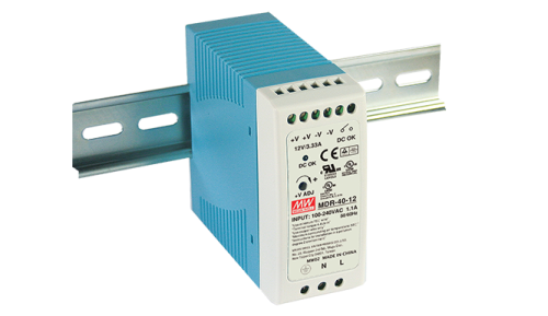 Источник питания AC-DC, 30Вт, на DIN рейку, вход 85...264В AC, 47...63Гц, 120...370В DC, выход 5В/6А, регулировка 5...6В, изоляция 3000В AC, в кожухе 40х90х100 мм, -20...+70С | код MDR-40-5 | MeanWell Источник питания AC-DC, 30Вт, на DIN рейку, вход 85...264В AC, 47...63Гц, 120...370В DC, выход 5В/6А, регулировка 5...6В, изоляция 3000В AC, в кожухе 40х90х100 мм, -20...+70С | код MDR-40-5 | MeanWell