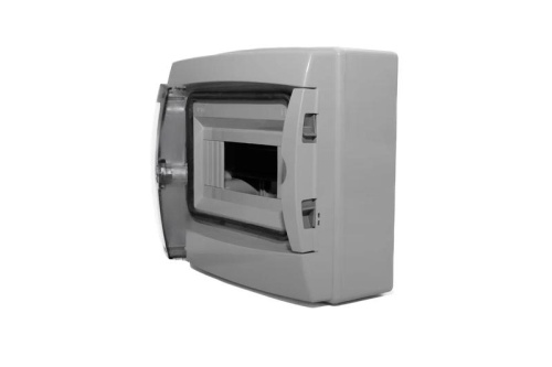 Корпус щита распределительного для модульного оборудования 8M IP67 навесной прозр. затемненная дверца Cetinkaya Pano CP3908