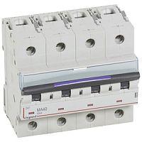 Выключатель автоматический четырехполюсный DX3 40А MA 50кА (6 мод) | код. 410264 |  Legrand 