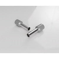 Наконечник кабельный, трубчатый, изолированный, S=4мм, L=17мм, серый | код 06.600.2727.0 | Wieland