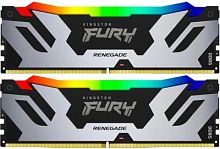 Память DDR5 2x24GB 7200MHz Kingston KF572C38RSAK2-48 Fury Renegade XMP RGB RTL Gaming PC5-57600 CL38 DIMM 288-pin 1.45В kit single rank с радиатором Ret | код 2017956 | Kingston