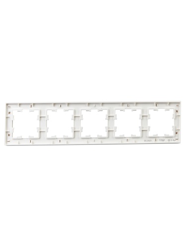 Рамка 5-м BRITE РУ-5-Бр бел. рифленый | код BR-M52-51-K01 | IEK фото 3 Рамка 5-м BRITE РУ-5-Бр бел. рифленый | код BR-M52-51-K01 | IEK фото 3