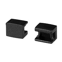 Заглушка PLINTUS-FANTOM BLACK глухая пластик (комплект) Arlight 043907