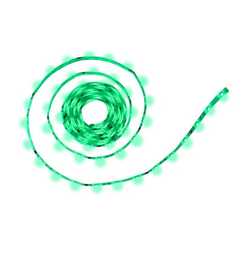 Лента светодиодная LEDx30/м 5м 7.2Вт 12В IP20 зеленый | код 327583 | JazzWay