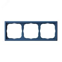 Рамка 3-м ArtGallery универс. аквамарин | код GAL001103 | Systeme Electric