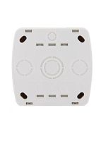 DEMET Выключатель с подсветкой наружный белый | код 711-0200-111 | Lezard