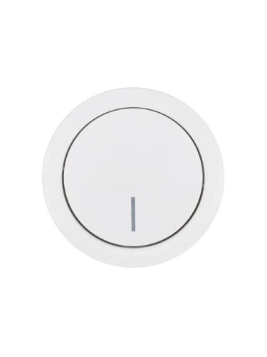 Выключатель 1-кл. СП OSEN 10А IP20 с подсветкой механизм бел. LEZARD 743-0288-111 фото 4