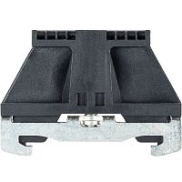 Концевой стопор на рейку DIN35, винтовое крепление, с возможностью маркировки стандартными шильдиками, ширина 8 мм, пластик/металл | код Z5.522.8553.0 | Wieland