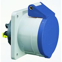 Розетка встраиваемая 16A, 3р(2P+PE), 6h, 230V, IP44, 75x75 Quick-Connect Bals 13686 | код 13686 | Bals