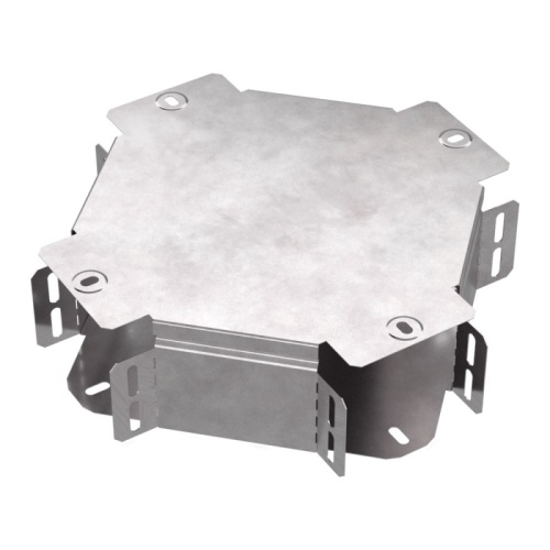 Ответвитель Х-образный с крышкой Стандарт 100х80 Промрукав | код PR16.0457 | ПРОМРУКАВ