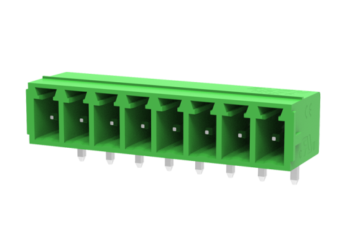MC-PA3.5H04-0001 Разъём штекерный MC, угл. конт.,шаг 3.5мм,4 конт., зел., шт | код MC-PA3.5H04-0001 | SUPU