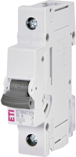 Авт. выключатель ETIMAT P10 1p B4 | код 1901006 | ETI