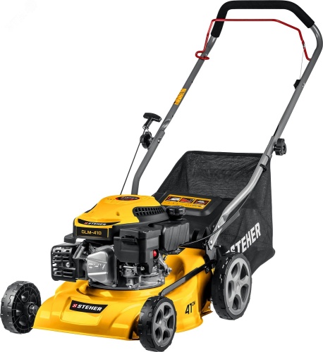 Газонокосилка бензиновая 410 мм, 3.5 л.с. | код GLM-410 | Steher