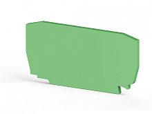 446 322, Концевой сегмент на клеммники YBK2,5/ YBK 2,5T (зеленый), NPP YBK2,5 | код 0.0.0.4.46322 | KLEMSAN