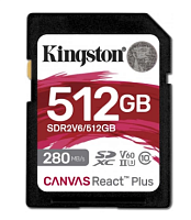 Флеш карта SDXC 512GB Kingston SDR2V6/512GB Canvas React Plus w/o adapter | код 2014419 | Kingston