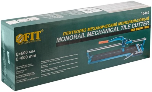 Плиткорез на подшипникахмонорельсовый профи 600мм FIT 16466 фото 3