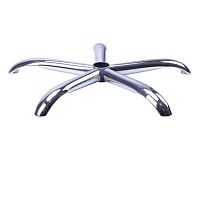 Пятилучие для кресла, нагрузка до 120 кг, диаметр 700 мм, NZ004, металлическое, хром | код 531914 | NO NAME