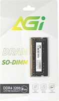Память DDR4 8GB 3200MHz AGi AGI320008SD138 SD138 OEM PC4-25600 SO-DIMM 260-pin 1.2В OEM | код 1974106 | AGI