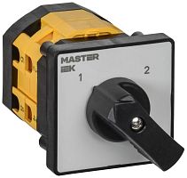 Переключатель кулачковый стандартная рукоятка 10А схема 55 | код MI-CS10-010-055 | IEK