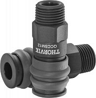 QCCSM12 Муфта БРС европейского типа с наружней резьбовой частью BSPT 1/2 | код QCCSM12 | Thorvik