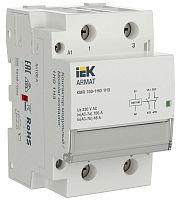 ARMAT Контактор модульный KMR 100А 230В AC 1НО 1НЗ IEK | код AR-KMR10-100-11-230 | IEK