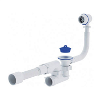 Сифон для ванны АНИ Варяг 1 1/2' х 40 регулируемый пластмассовый выпуск | код C6250 | АНИ пласт