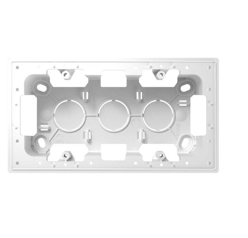Коробка монтажная для накладного монтажа на 2 модуля, белый | код 2400752-030 | Simon