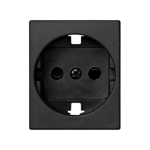 Накладка со шторками на 75432-, 75464-69, S82C, графит | код 82041-58 | Simon