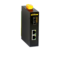 Медиаконвертор KOM300A-1M2T-SC05-L2-L2 302122302 1 100Base-FX multi mode fiber port, SC connector, 1310nm, 5km, 2 10/100Base-TX RJ45 ports, 24-48VDC(18-72VDC), dual | код 00-06149742 | Kyland